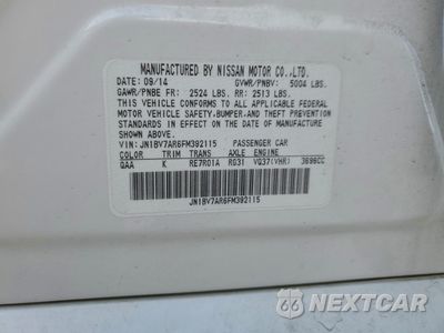Zdjęcie 12 z 12 samochodu: 2015 INFINITI Q50 BASE VIN:JN1BV7AR6FM392115 - miniatura