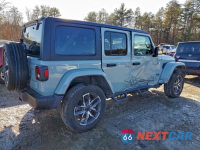 Trzecie zdjęcie samochodu z tyłu: 2024 JEEP WRANGLER 4XE VIN:1C4RJXN60RW202938 - miniatura