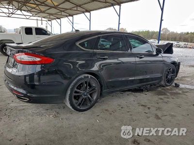 Trzecie zdjęcie samochodu z tyłu: 2014 FORD FUSION TITANIUM VIN:3FA6P0K95ER102375 - miniatura