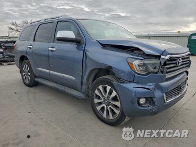 Czwarte zdjęcie samochodu z boku: 2019 TOYOTA SEQUOIA LIMITED VIN:5TDKY5G18KS072285 - miniatura