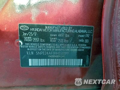 Zdjęcie 12 z 12 samochodu: 2017 HYUNDAI SONATA SE VIN:5NPE24AF1HH550199 - miniatura