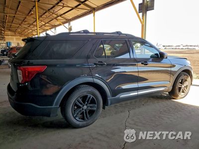 Trzecie zdjęcie samochodu z tyłu: 2020 FORD EXPLORER XLT VIN:1FMSK7DH9LGD06360 - miniatura