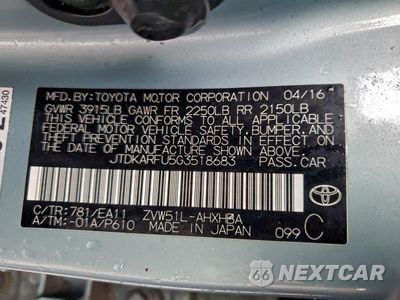 Zdjęcie 12 z 14 samochodu: 2016 TOYOTA PRIUS VIN:JTDKARFU5G3518683 - miniatura