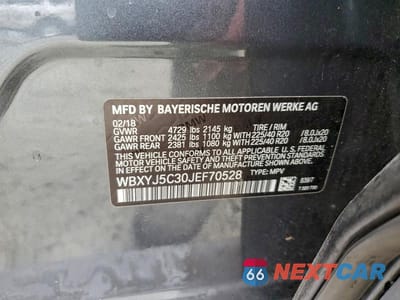 Zdjęcie 14 z 14 samochodu: 2018 BMW X2 XDRIVE28I VIN:WBXYJ5C30JEF70528 - miniatura
