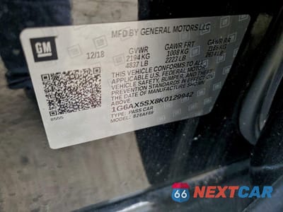 Zdjęcie 12 z 12 samochodu: 2019 CADILLAC CTS LUXURY VIN:1G6AX5SX8K0129942 - miniatura