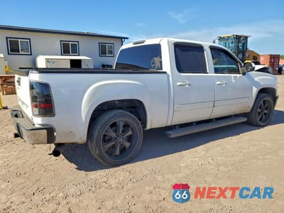Trzecie zdjęcie samochodu z tyłu: 2013 GMC SIERRA C1500 SLT VIN:3GTP1WE08DG227011 - miniatura