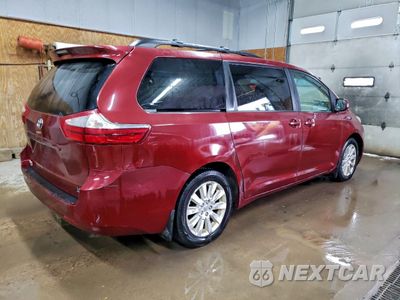 Trzecie zdjęcie samochodu z tyłu: 2015 TOYOTA SIENNA LE VIN:5TDJK3DC4FS120975 - miniatura