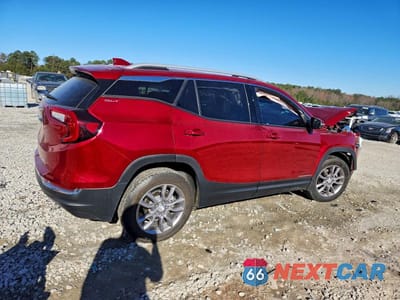 Trzecie zdjęcie samochodu z tyłu: 2022 GMC TERRAIN SLT VIN:3GKALVEVXNL106158 - miniatura