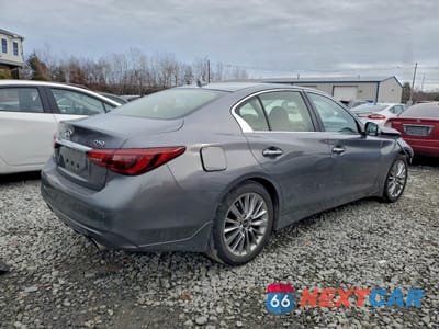 Trzecie zdjęcie samochodu z tyłu: 2020 INFINITI Q50 PURE VIN:JN1EV7AR9LM254030 - miniatura