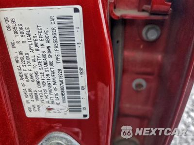 Zdjęcie 12 z 12 samochodu: 2007 HONDA ACCORD EX VIN:1HGCM56807A019228 - miniatura