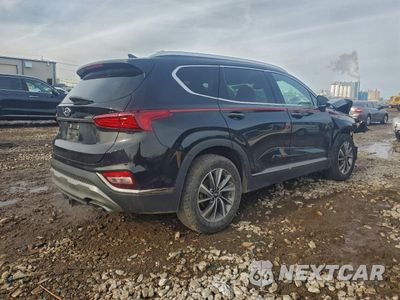 Trzecie zdjęcie samochodu z tyłu: 2020 HYUNDAI SANTA FE LIMITED VIN:5NMS53AD6LH287720 - miniatura