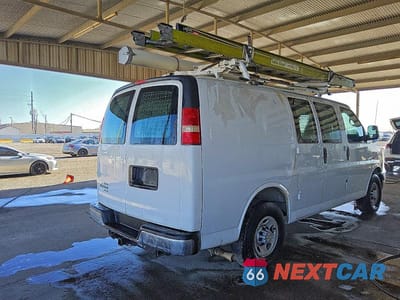 Trzecie zdjęcie samochodu z tyłu: 2014 CHEVROLET G2500 UTILITY / SERVICE VAN VIN:1GCWGFCB3E1113304 - miniatura