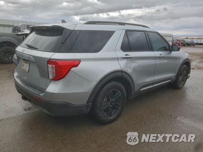 Trzecie zdjęcie samochodu z tyłu: 2021 FORD EXPLORER XLT VIN:1FMSK7DH0MGB17565 - miniatura