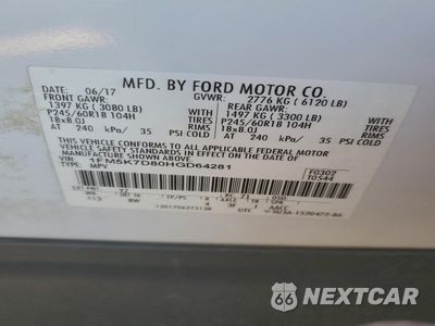 Zdjęcie 14 z 14 samochodu: 2017 FORD EXPLORER XLT VIN:1FM5K7D80HGD64281 - miniatura