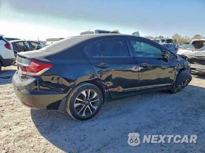 Trzecie zdjęcie samochodu z tyłu: 2014 HONDA CIVIC EX VIN:19XFB2F81EE069646 - miniatura