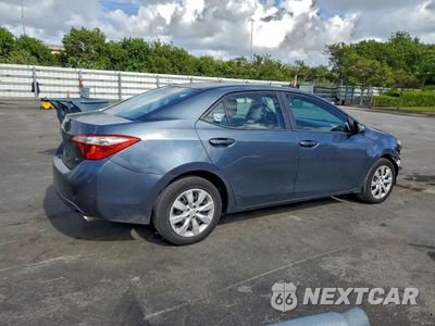 Trzecie zdjęcie samochodu z tyłu: 2015 TOYOTA COROLLA L VIN:2T1BURHE4FC468099 - miniatura