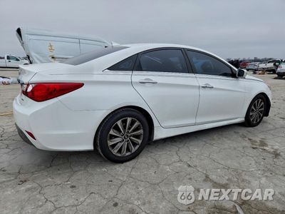 Trzecie zdjęcie samochodu z tyłu: 2014 HYUNDAI SONATA SE VIN:5NPEC4AC5EH835888 - miniatura