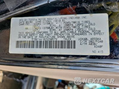 Zdjęcie 13 z 13 samochodu: 2002 TOYOTA TUNDRA ACCESS CAB VIN:5TBBT44102S290579 - miniatura