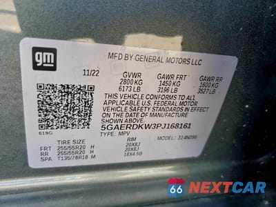 Zdjęcie 13 z 13 samochodu: 2023 BUICK ENCLAVE AVENIR VIN:5GAERDKW3PJ168161 - miniatura
