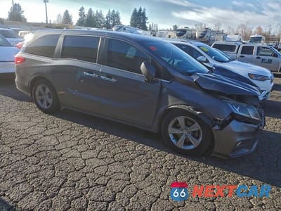 Czwarte zdjęcie samochodu z boku: 2020 HONDA ODYSSEY EX VIN:5FNRL6H51LB031751 - miniatura