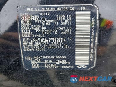 Zdjęcie 14 z 16 samochodu: 2018 INFINITI QX80 BASE VIN:JN8AZ2NE0J9190569 - miniatura