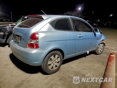 Trzecie zdjęcie samochodu z tyłu: 2010 HYUNDAI ACCENT BLUE VIN:KMHCM3AC9AU162288 - miniatura