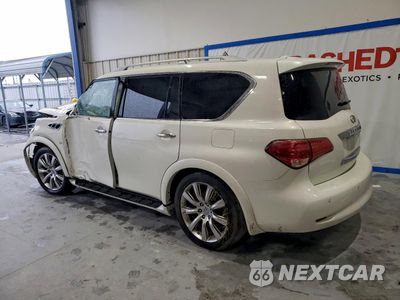 Drugie zdjęcie samochodu z przodu: 2014 INFINITI QX80 VIN:JN8AZ2NE7E9067535 - miniatura