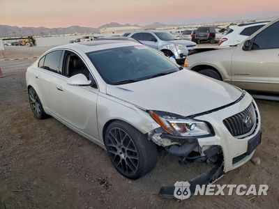 Czwarte zdjęcie samochodu z boku: 2012 BUICK REGAL GS VIN:2G4GV5GV6C9213264 - miniatura