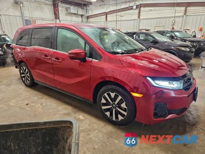 Czwarte zdjęcie samochodu z boku: 2025 HONDA ODYSSEY EXL VIN:5FNRL6H66SB001524 - miniatura