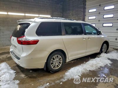 Trzecie zdjęcie samochodu z tyłu: 2016 TOYOTA SIENNA XLE VIN:5TDYK3DC1GS748248 - miniatura