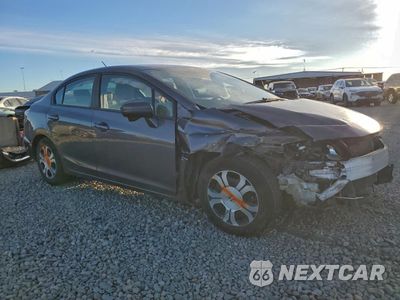 Czwarte zdjęcie samochodu z boku: 2015 HONDA CIVIC HYBRID VIN:19XFB4F2XFE000219 - miniatura