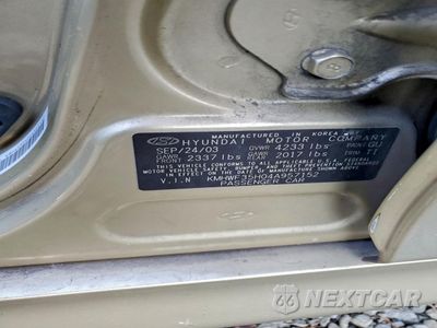 Zdjęcie 12 z 14 samochodu: 2004 HYUNDAI SONATA GLS VIN:KMHWF35H04A957152 - miniatura