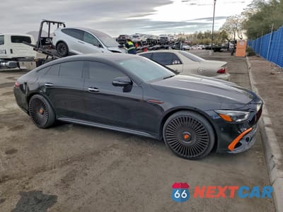 Czwarte zdjęcie samochodu z boku: 2020 MERCEDES-BENZ AMG GT 53 VIN:WDD7X6BBXLA014360 - miniatura