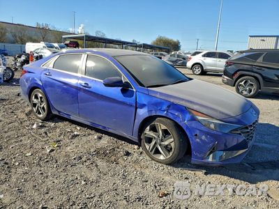 Czwarte zdjęcie samochodu z boku: 2022 HYUNDAI ELANTRA LIMITED VIN:KMHLP4AG1NU333959 - miniatura