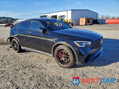 Czwarte zdjęcie samochodu z boku: 2021 MERCEDES-BENZ GLC COUPE 63 S 4MATIC AMG VIN:W1N0J8KB8MF944554 - miniatura