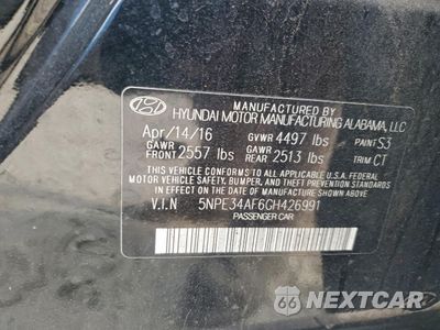 Zdjęcie 12 z 12 samochodu: 2016 HYUNDAI SONATA SPORT VIN:5NPE34AF6GH426991 - miniatura