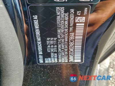 Zdjęcie 13 z 13 samochodu: 2022 BMW M240XI VIN:3MW53CM02N8C78644 - miniatura