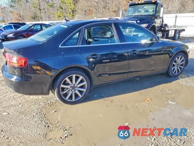 Trzecie zdjęcie samochodu z tyłu: 2013 AUDI A4 PREMIUM PLUS VIN:WAUFFAFL6DN009369 - miniatura