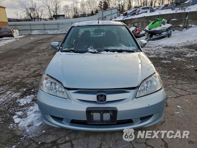Piąte zdjęcie samochodu w środku: 2005 HONDA CIVIC HYBRID VIN:JHMES96675S021308 - miniatura
