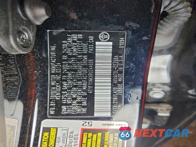 Zdjęcie 12 z 12 samochodu: 2024 TOYOTA CAMRY XLE VIN:4T1F11AKXRU244608 - miniatura