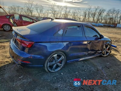 Trzecie zdjęcie samochodu z tyłu: 2019 AUDI S3 PREMIUM PLUS VIN:WAUB1GFFXK1017487 - miniatura