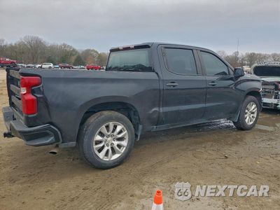 Trzecie zdjęcie samochodu z tyłu: 2021 CHEVROLET SILVERADO C1500 CUSTOM VIN:3GCPWBEK7MG439796 - miniatura