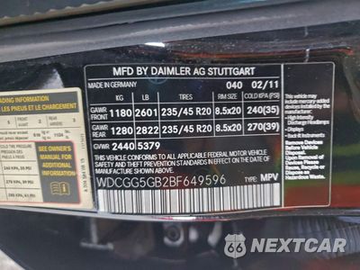 Zdjęcie 12 z 12 samochodu: 2011 MERCEDES-BENZ GLK 350 VIN:WDCGG5GB2BF649596 - miniatura