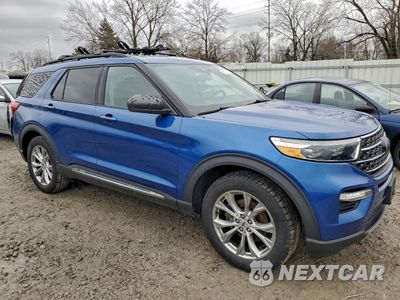 Czwarte zdjęcie samochodu z boku: 2020 FORD EXPLORER XLT VIN:1FMSK8DH8LGC77343 - miniatura
