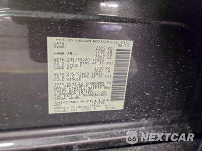 Zdjęcie 13 z 13 samochodu: 2015 NISS MURANO S VIN:5N1AZ2MH1FN261134 - miniatura