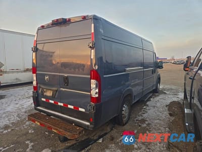 Trzecie zdjęcie samochodu z tyłu: 2020 RAM PROMASTER 3500 DELIVERY VAN VIN:3C6URVJG4LE145187 - miniatura