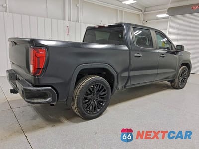 Trzecie zdjęcie samochodu z tyłu: 2021 GMC SIERRA C1500 VIN:1GTP8AEF5MZ238549 - miniatura