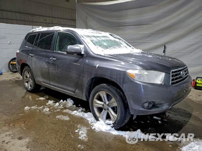 Czwarte zdjęcie samochodu z boku: 2010 TOYOTA HIGHLANDER LIMITED VIN:5TDDK3EH5AS003793 - miniatura