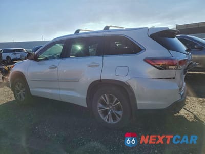 Drugie zdjęcie samochodu z przodu: 2015 TOYOTA HIGHLANDER XLE VIN:5TDJKRFH6FS204999 - miniatura