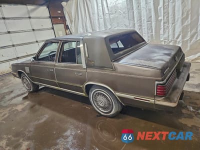 Drugie zdjęcie samochodu z przodu: 1984 CHRYSLER NEW YORKER VIN:1C3BT56GXEC155750 - miniatura